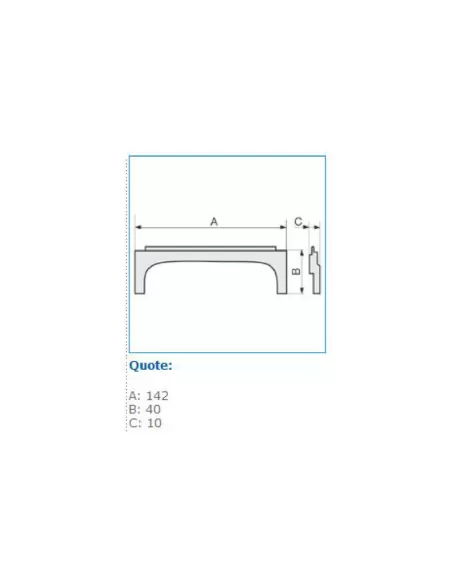 Bocchiotti B00333 White TBA ASA Box Adapter